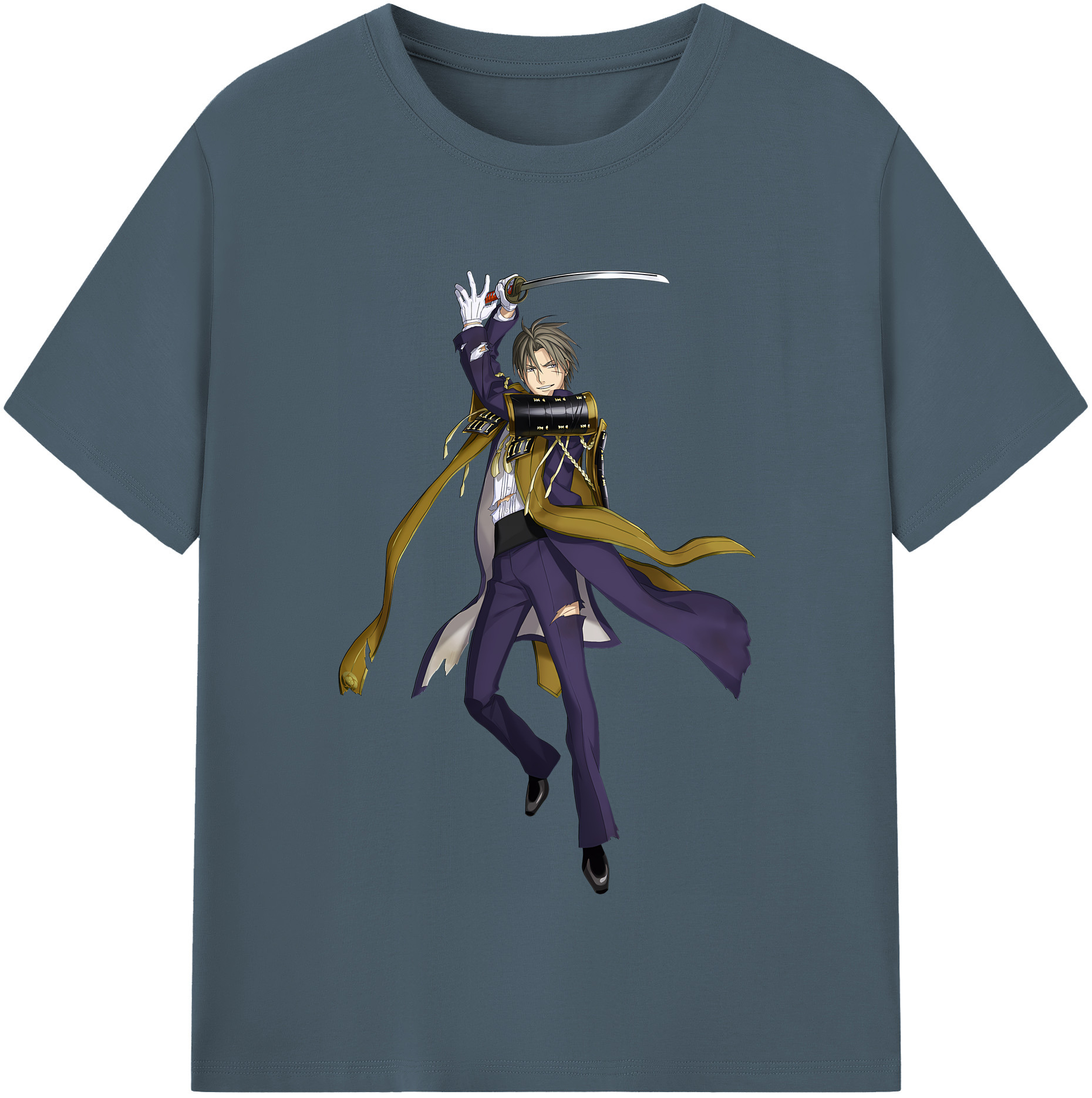 （画像用） 刀剣乱舞 Touken Ranbu 綿100％半袖Tシャツ（フロントプリント）
